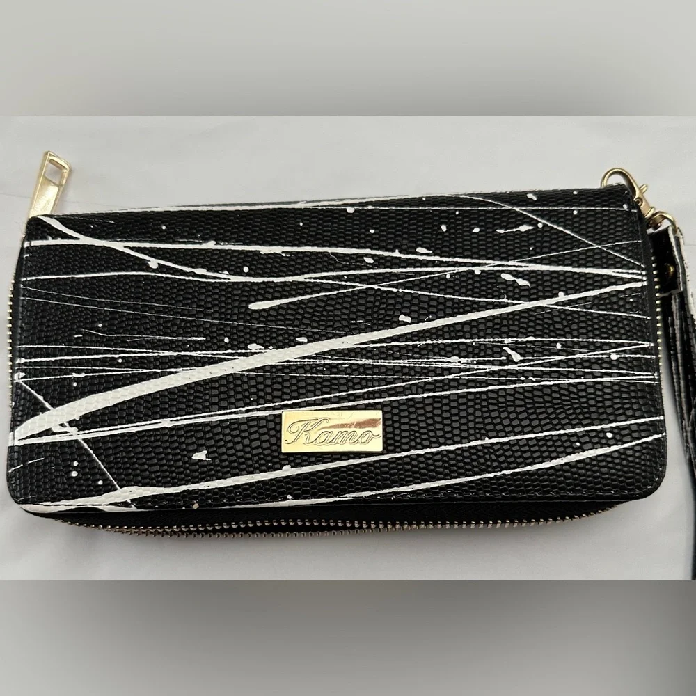 Zip Around Wallet Clutch Wristlet